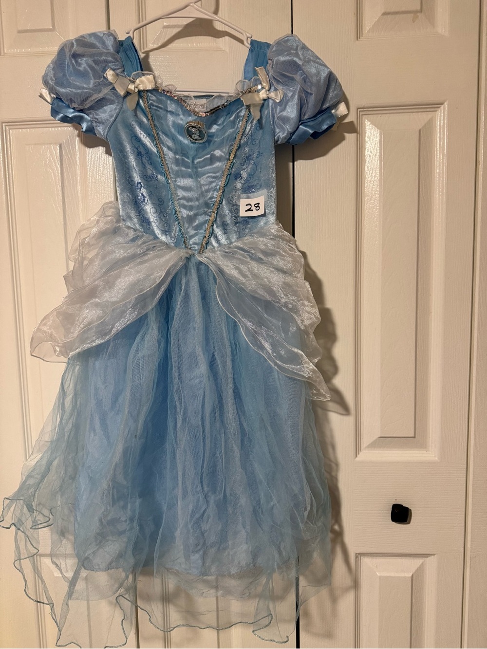 Cinderella dress with flowy skirt